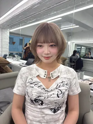 ショート カラー ヘアアレンジ ✨綺麗が続くカット ✨/星野六三四のヘアスタイル