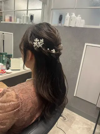 ロング ヘアアレンジ 加藤 碧唯のヘアスタイル