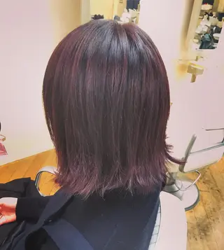 ミディアム カラー 髪質改善🌟 TAKERUのヘアスタイル