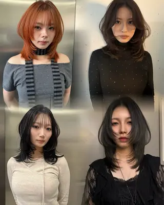 ミディアム カラー 松尾太樹 【pia】福岡美容室のヘアスタイル