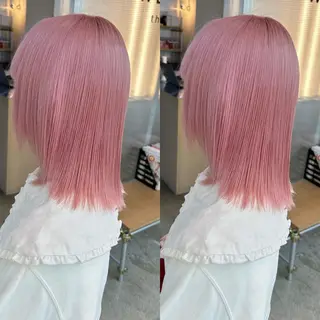 ミディアム カラー yoriダブルカラー 代表すがわらのヘアスタイル