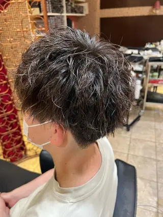 ショート パーマ 水川 七海のヘアスタイル