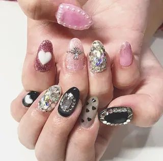 ネイル 渋谷/チップ長さ出し 👑アプレgel-xのネイルデザイン
