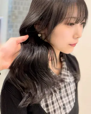 カラー 🩵福岡ブリーチなし レイヤー/紫音🩵のヘアスタイル