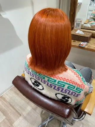 ミディアム カラー コトミ【メンズ】 【曲がる縮毛矯正】のヘアスタイル