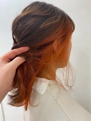 カラー 圷 唯良のヘアスタイル