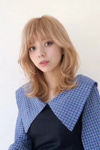 セミロング 🔆韓国 norika🔆のヘアスタイル
