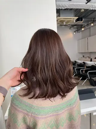 ミディアム カラー パーマ ヘアアレンジ 💗無料カットモデル 募集中yu-ki💗のヘアスタイル