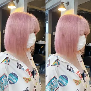 ミディアム カラー yoriダブルカラー 代表すがわらのヘアスタイル