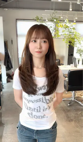 ロング 手塚 亮汰のヘアスタイル
