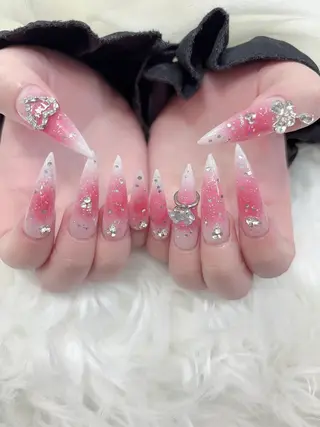 ネイル MoMoA Nail ネイル長さ出し専門店のネイルデザイン