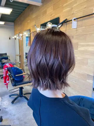 ミディアム カラー 畑村 まゆみのヘアスタイル