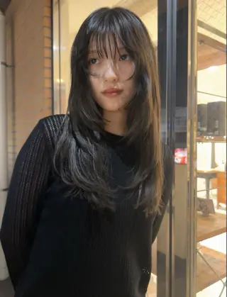 ロング momona english okのヘアスタイル