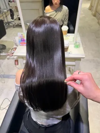 パーマ 💙透明感カラー/ 縮毛矯正/ゆうな💙のヘアスタイル