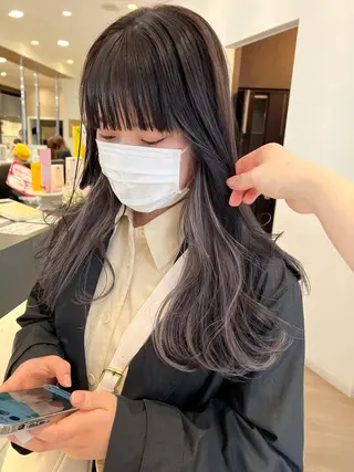 ロング カラー 🎀女性専門サロン RION🌸のヘアスタイル
