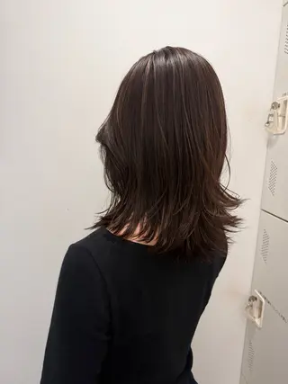 ミディアム 🎨透明感カラー/ ハイライト/近藤怜那のヘアスタイル