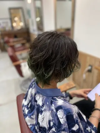 ミディアム Wカラーレイヤーカ ット⚡️CHIAKIのヘアスタイル