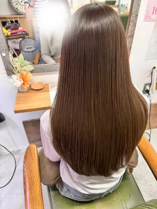 ロング YUNA🧡 艶髪/Wカラー🧡のヘアスタイル