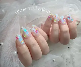 ネイル ゆり🌷 gloss nailのネイルデザイン