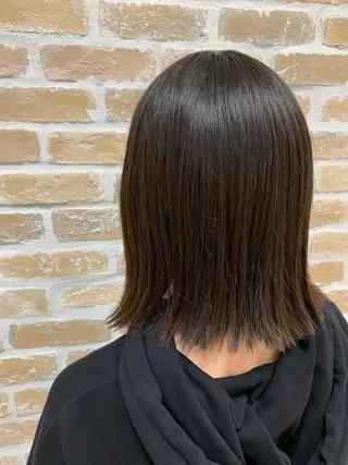 ミディアム サケモト ユウジのヘアスタイル