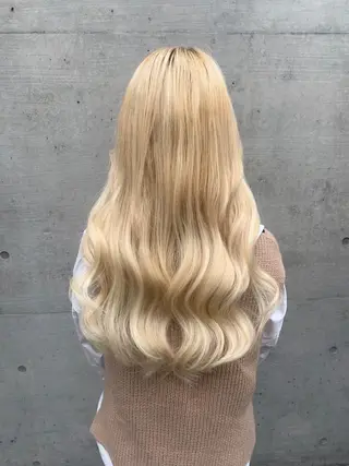 ロング 色落ちまでキレイに！ ！女性サロンのヘアスタイル