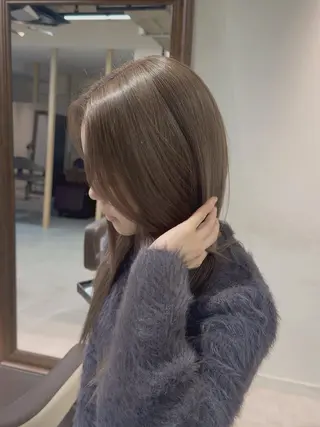 ロング カラー 色落ちまで盛れる 💟まなみのヘアスタイル