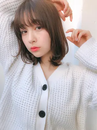 ロング カラー パーマ ヘアアレンジ 🎀愛されモテヘア♡ 梅澤夏基🎀のヘアスタイル