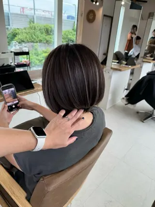 ショート 鈴木 妃帆未のヘアスタイル