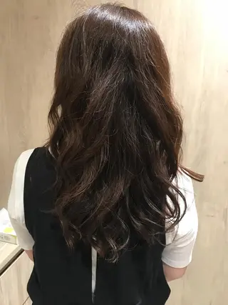 ロング カラー パーマ 🌈透明感カラー🌈 えのもとすみれのヘアスタイル