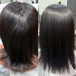 ルシ🎨/ハイトーン デザイン/髪質改善のヘアスタイル