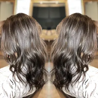 ミディアム カラー 美髪・艶髪特化美容師 RYOJIのヘアスタイル