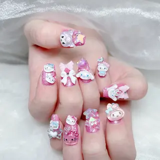 ネイル MoMoA Nail ネイル長さ出し専門店のネイルデザイン