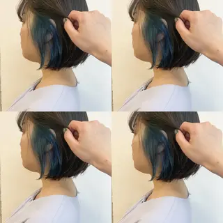 カラー 透明感カラー✂︎ /縮毛矯正/YUKAのヘアスタイル