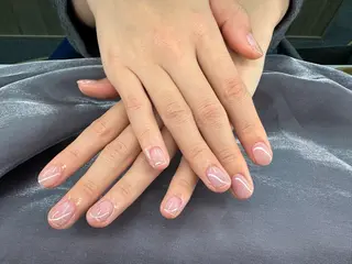 ネイル HOSHINO NAIL_長さだしのネイルデザイン