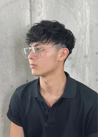 パーマ メンズ 中原 祥太のヘアスタイル