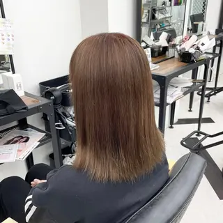 ロング カラー パーマ ヘアアレンジ メンズ mona/ ストレートスタイル✨のヘアスタイル
