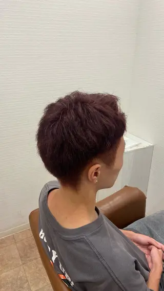 ショート カラー 西岡 莉緒のヘアスタイル