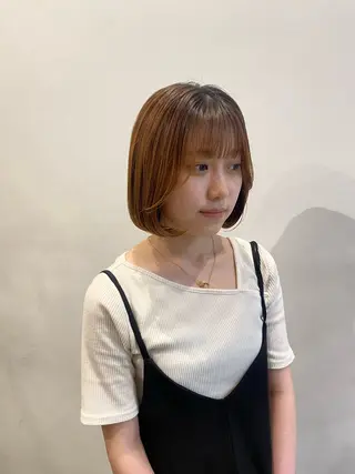 ショート やました もえかのヘアスタイル