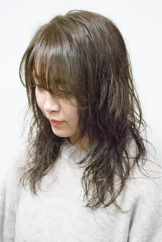 セミロング 米澤 篤志のヘアスタイル