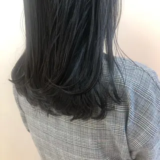 ロング カラー 小顔レイヤー/ ベージュ🤍Rieのヘアスタイル