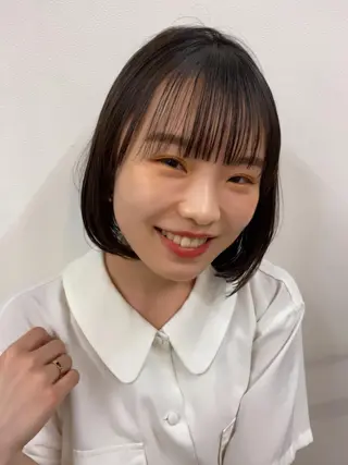 ショート カラー パーマ ヘアアレンジ ✨艶髪✨ 奈須晴香のヘアスタイル