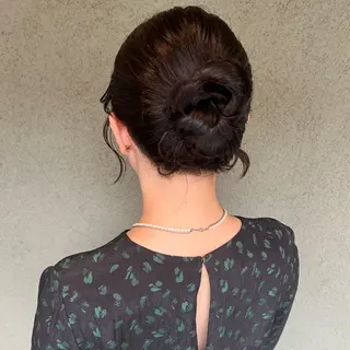 セミロング ヘアアレンジ KIHO |Bond 三軒茶屋のヘアスタイル