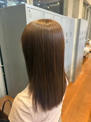 ミディアム カラー うる艶カラー 🪽💫まいかのヘアスタイル