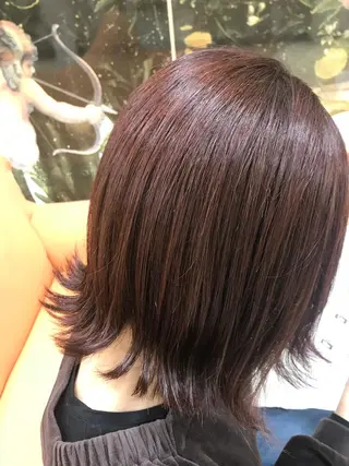 ミディアム 野々村 彩のヘアスタイル