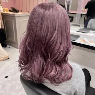 ミディアム パーマ ヘアアレンジ 💕上野美容師☁ ブリーチ💖サワのヘアスタイル