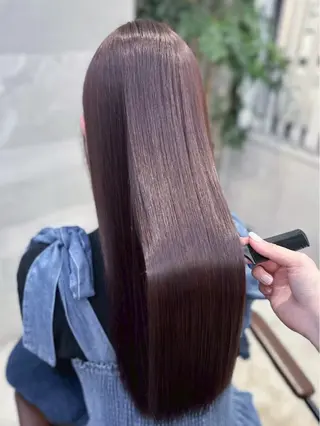 ロング 髪質改善カラー🦋 レイヤー/ナカネのヘアスタイル