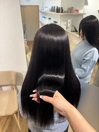 ロング カラー ️韓国ヘア/レイヤー カット❤️Yūkaのヘアスタイル