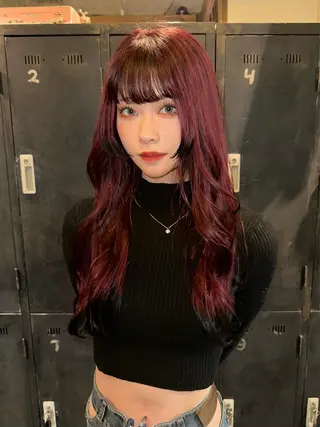 ロング 褒められる ハイトーン⭐️カノンのヘアスタイル