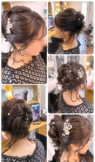 ロング 池谷 久美子のヘアスタイル