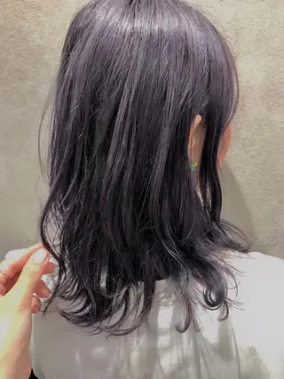 ミディアム カラー YUI𓍯ｴｸｽﾃ /ﾆｭｱﾝｽｶﾗｰのヘアスタイル